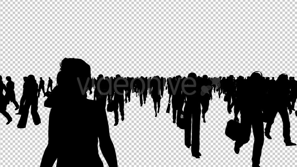 Silhouettes of Shopping People - Download Videohive 20212359