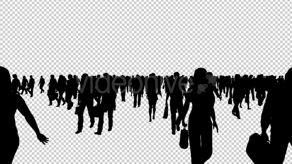 Silhouettes of Shopping People - Download Videohive 20212359