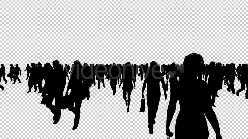 Silhouettes of Shopping People - Download Videohive 20212359