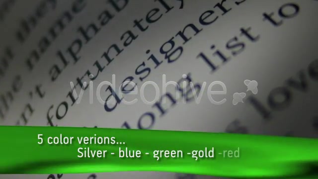 SILKY CLOTH lower thirds PACK Videohive 120522 Motion Graphics Image 7