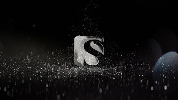 Silver And Gold Particles Logo Reveal - Videohive Download 40499011