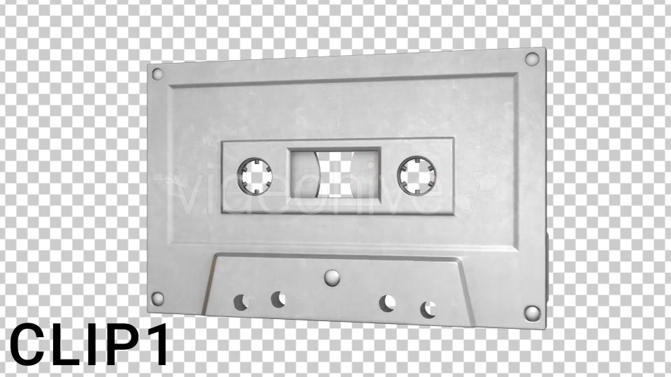 Silver Cassette Tape - Download Videohive 15605774