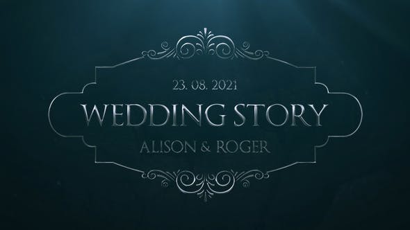 Silver Wedding Titles - Download 31733833 Videohive