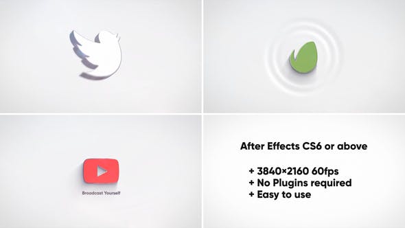 Simple 3D Logo Reveal - 29802035 Download Videohive