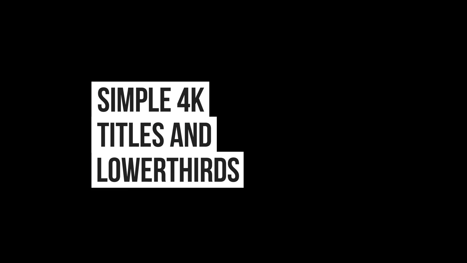 Simple 4K Titles And Lowerthirds Videohive 22893224 After Effects Image 11