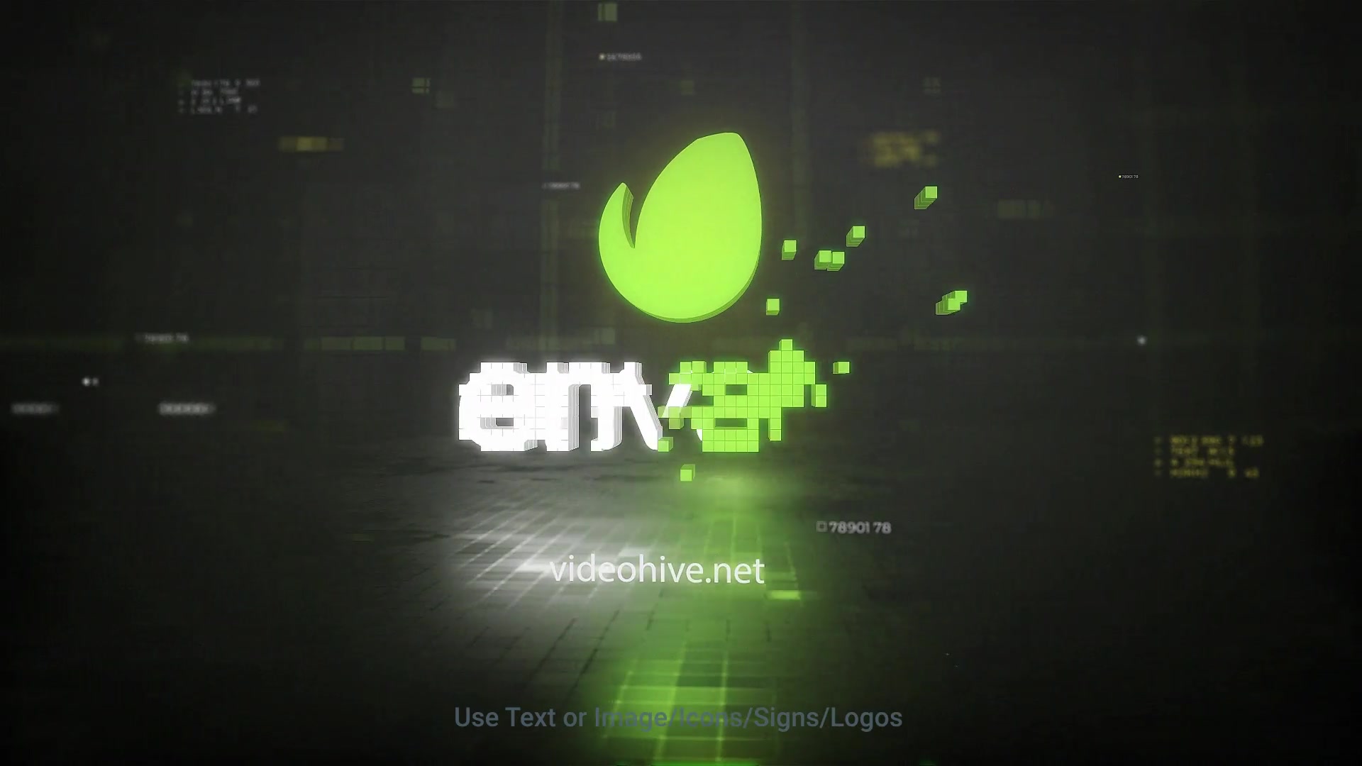 Simple 8bit Pixel Cube Logo 3D Videohive 33482963 After Effects Image 8