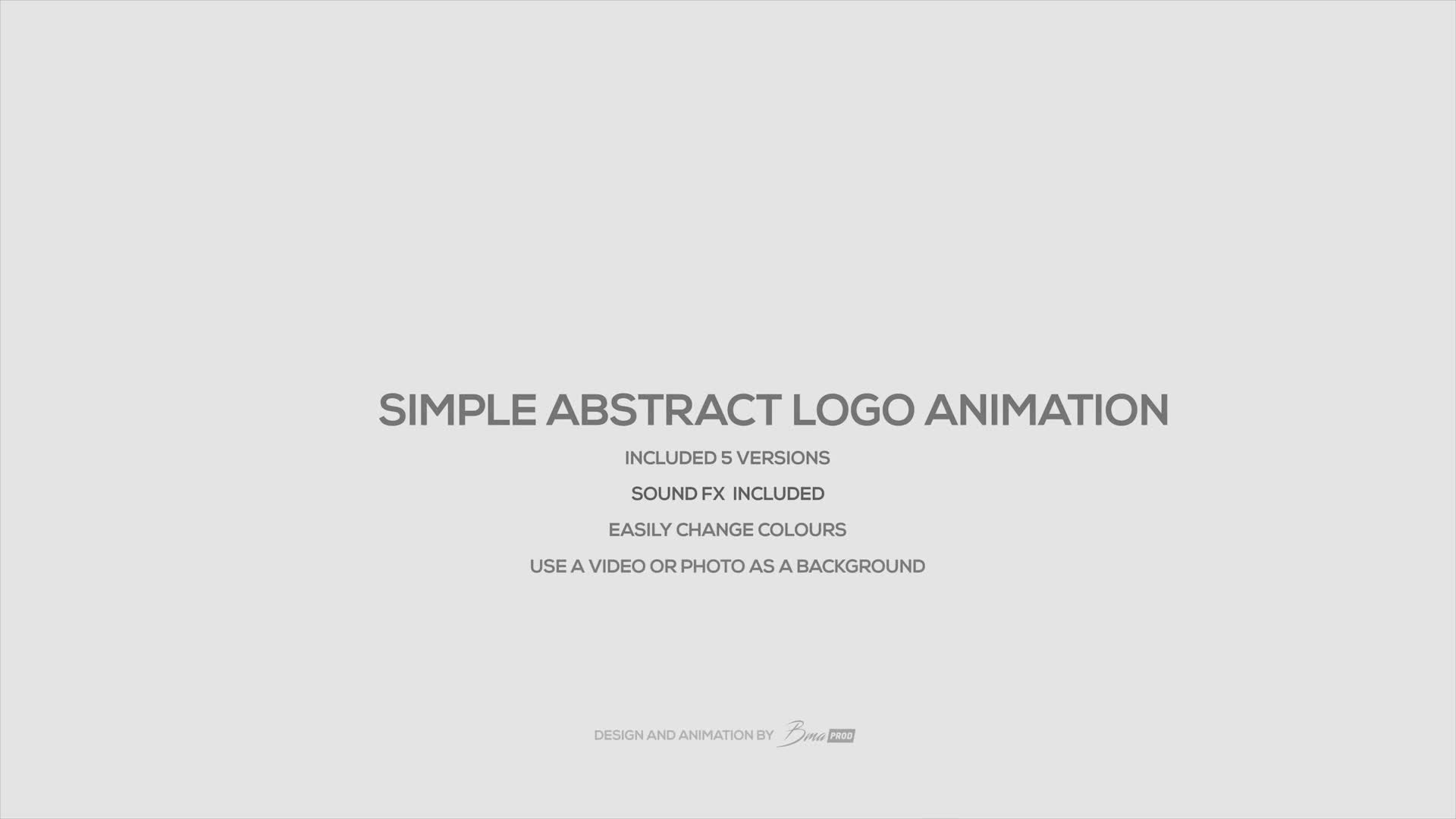 Simple Abstract Logo Videohive 31416404 Premiere Pro Image 1