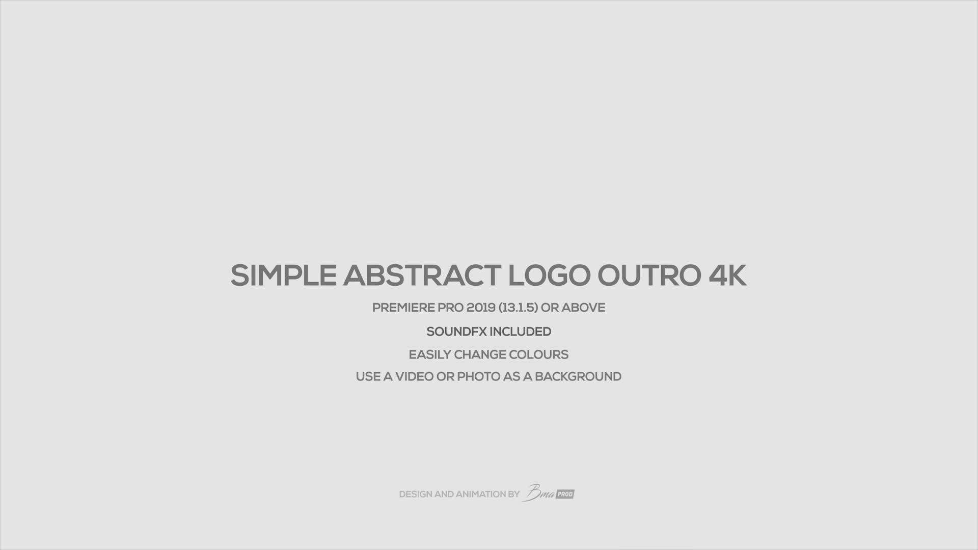 Simple Abstract Logo Outro 4K Videohive 26674967 Premiere Pro Image 1