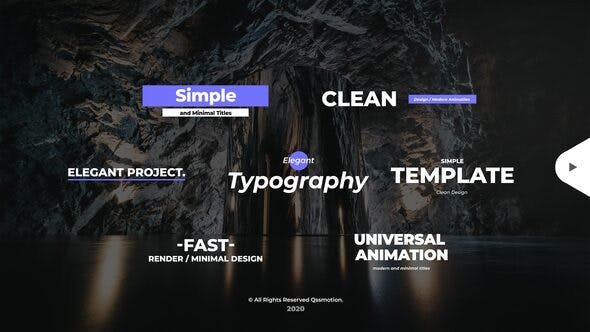 Simple and Minimal Titles Pack For Premiere Pro - 29043188 Videohive Download