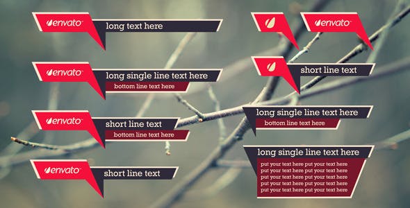 Simple Angle Lower Thirds Pack - Videohive 7836161 Download