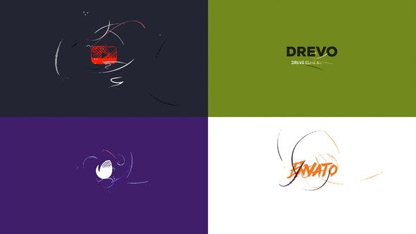 Simple Art Logo Reveal/ Flat Minimal Intro/ Brush Animation/ Clean Drawing Openers/ Youtube Blogger - Videohive Download 21964425
