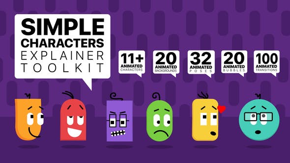 Simple Characters Explainer Toolkit - 26245201 Videohive Download