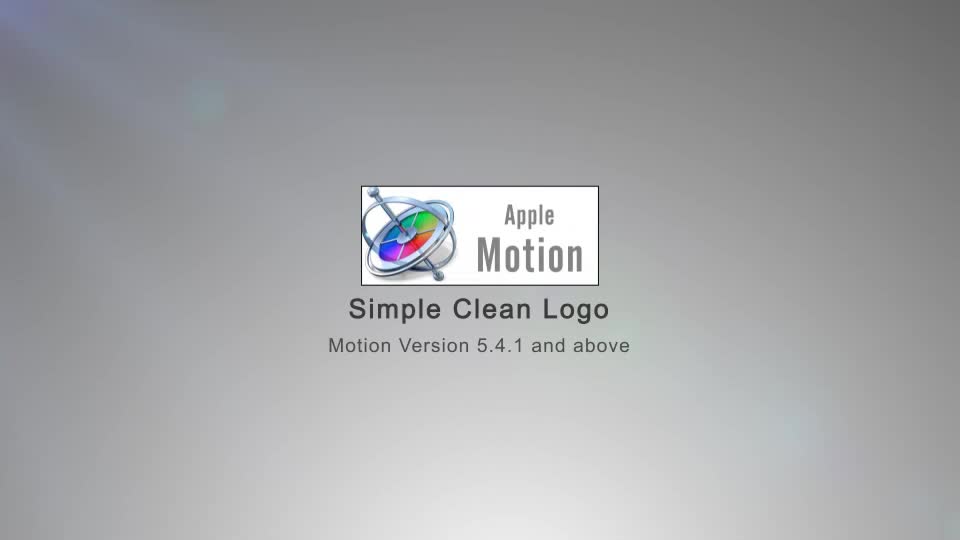 Simple Clean Logo Apple Motion - Download Videohive 22267756