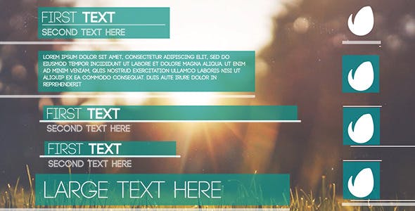 Simple Clean Lower Thirds - 10800179 Videohive Download