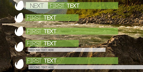 Simple Clean Lower Thirds 2 - Download Videohive 11082078