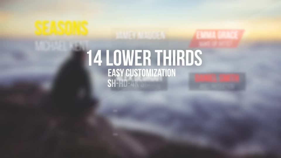 Simple Clean Lower Thirds - Download Videohive 12850782