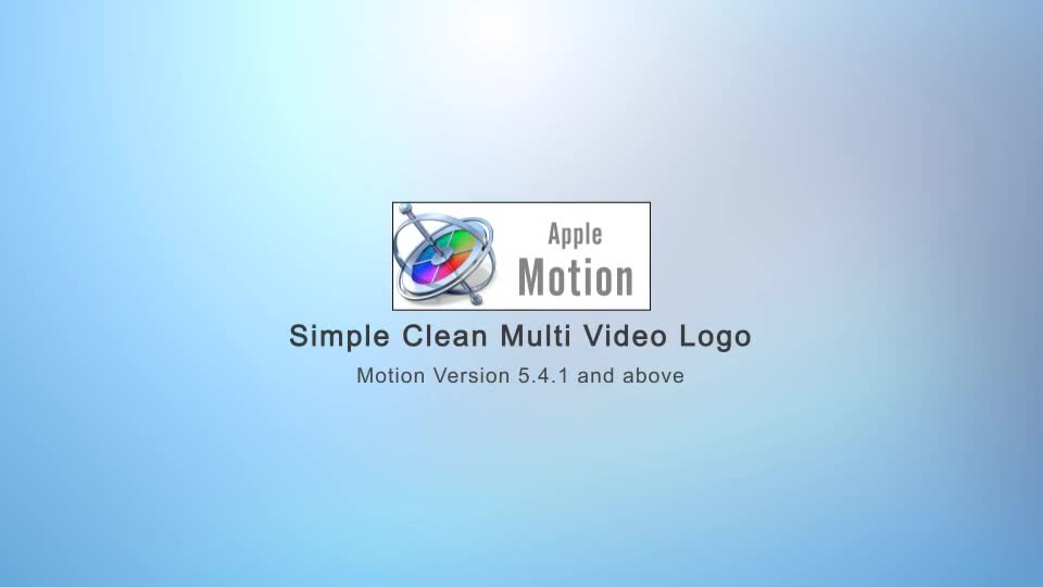 Simple Clean Multi Video Logo Apple Motion - Download Videohive 22729364