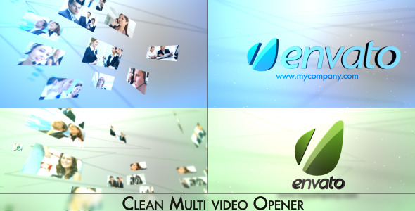 Simple Clean Multi Video Logo - Download Videohive 3828451