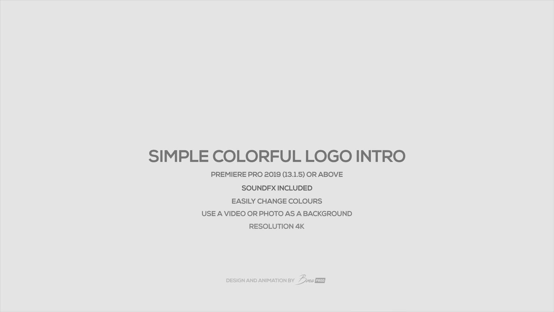 Simple Colorful Logo Intro Videohive 28019163 Premiere Pro Image 1