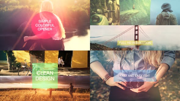 Simple Colorful Opener - Download Videohive 14467355