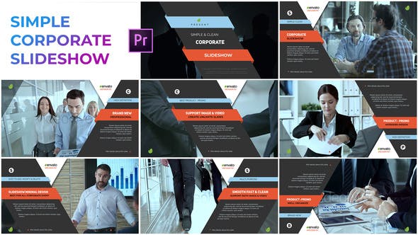 Simple Corporate Slideshow – Premiere Pro - 23237960 Download Videohive