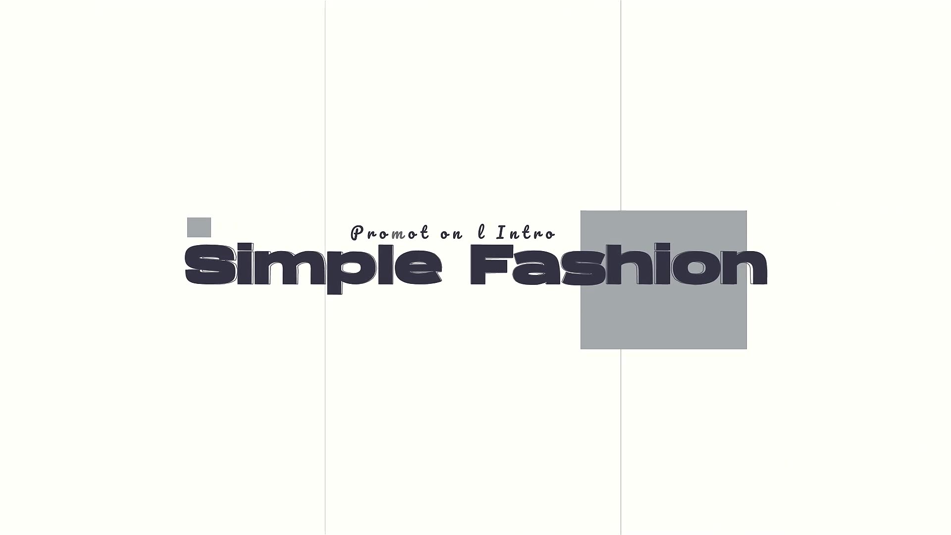 Simple Fashion Intro Videohive 32526420 After Effects Image 11