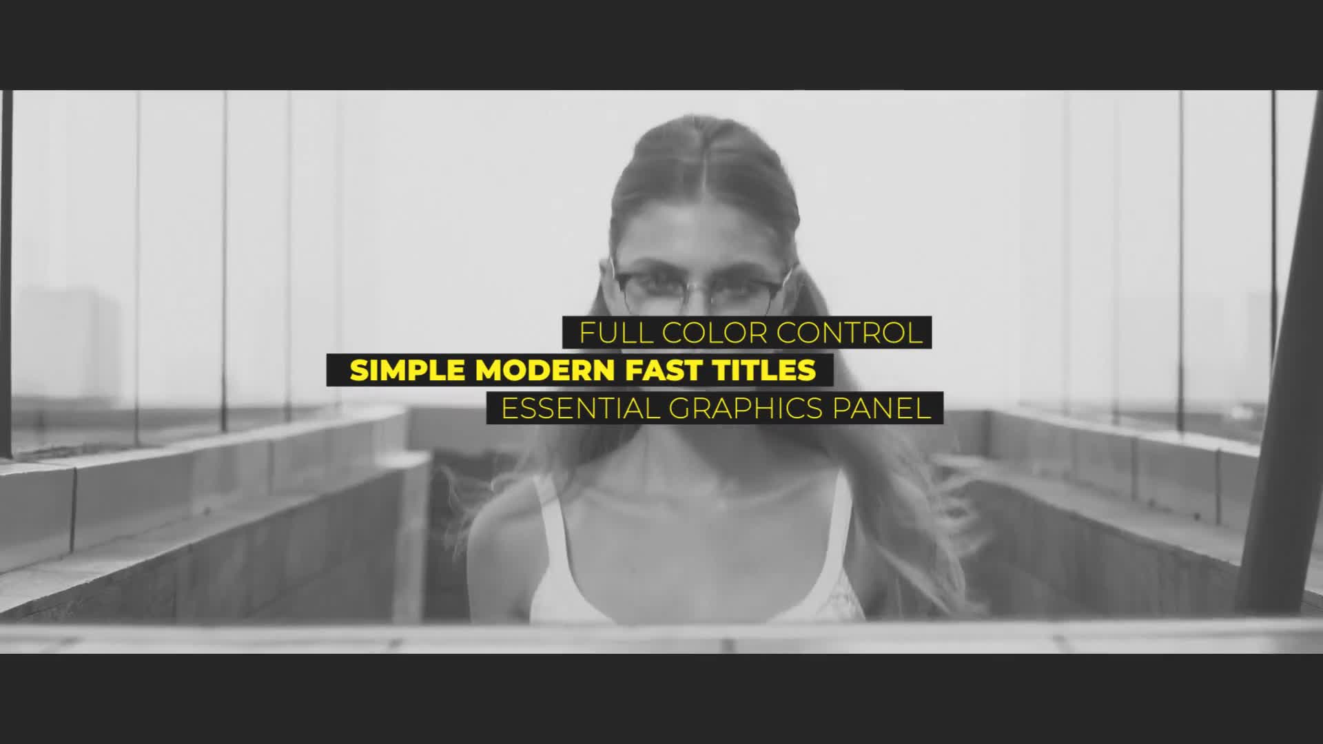 Simple Fast Titles I MOGRT Videohive 24192944 Premiere Pro Image 1