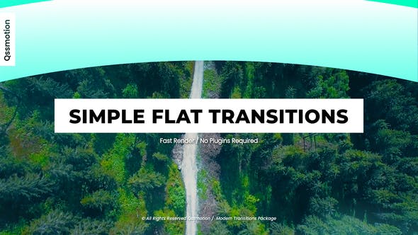 Simple Flat Transitions For After Effects - 30954297 Download Videohive