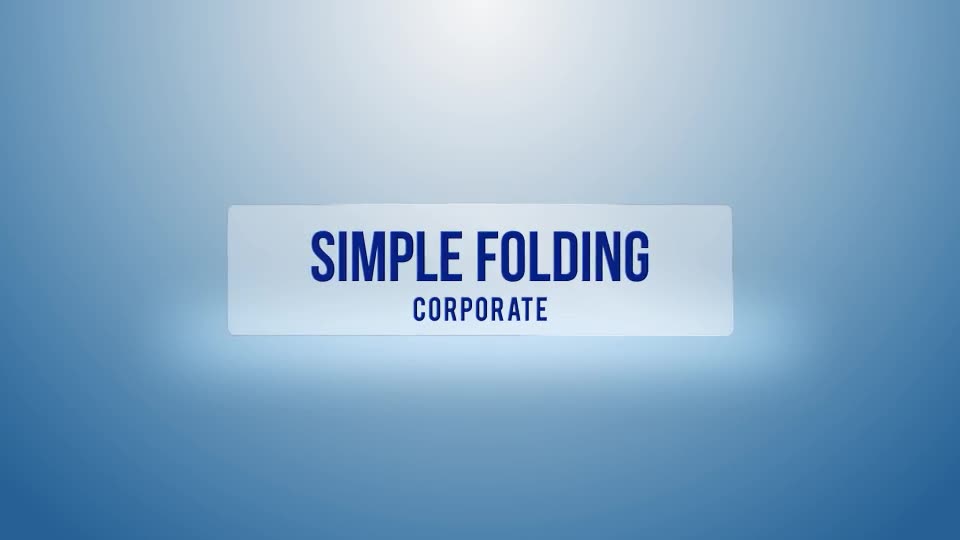 Simple Folding Corporate - Download Videohive 6268360