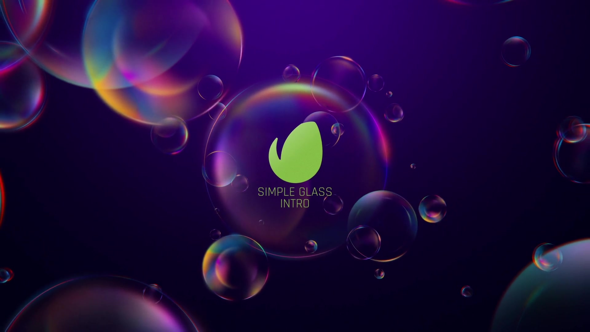 Simple Glass Intro/ Soap Bubble/ Logo Reveal/ Clean/ Magical/ New Year/ Crystal/ Elegant/ Pure Light Videohive 29261171 After Effects Image 3