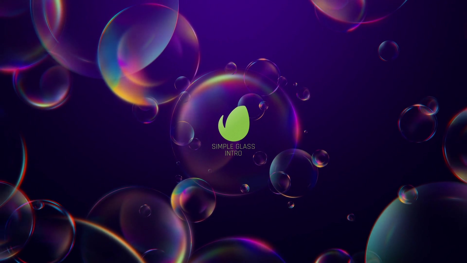 Simple Glass Intro/ Soap Bubble/ Logo Reveal/ Clean/ Magical/ New Year/ Crystal/ Elegant/ Pure Light Videohive 29261171 After Effects Image 4
