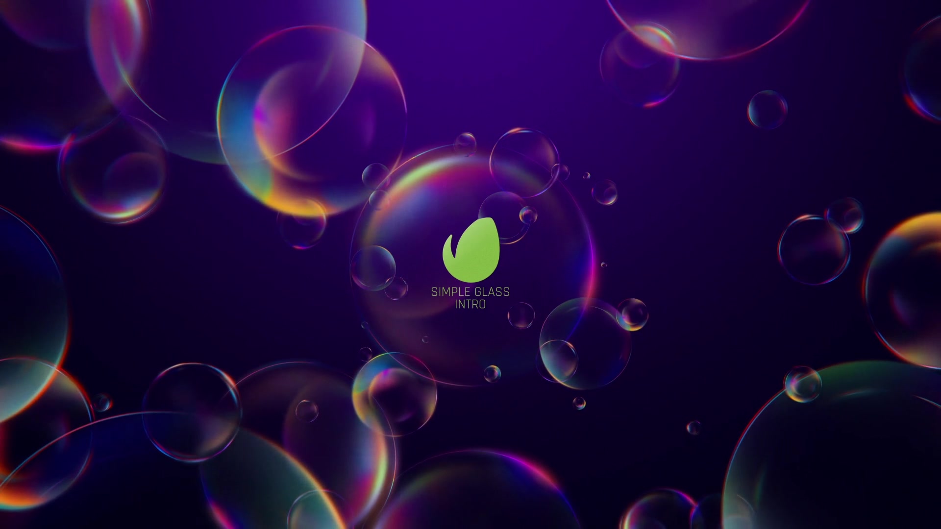 Simple Glass Intro/ Soap Bubble/ Logo Reveal/ Clean/ Magical/ New Year/ Crystal/ Elegant/ Pure Light Videohive 29261171 After Effects Image 5