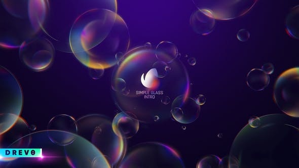Simple Glass Intro/ Soap Bubble/ Logo Reveal/ Clean/ Magical/ New Year/ Crystal/ Elegant/ Pure Light - 29261171 Videohive Download