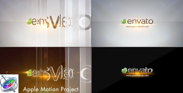 Simple Glossy Slider Logo Apple Motion - Download Videohive 20096645