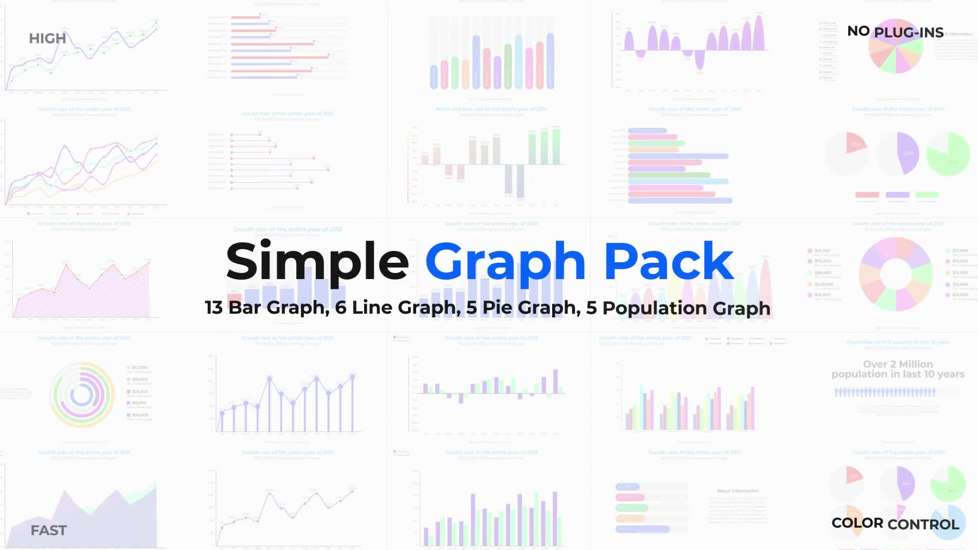 Simple Graph Pack Videohive 33181674 After Effects Image 1