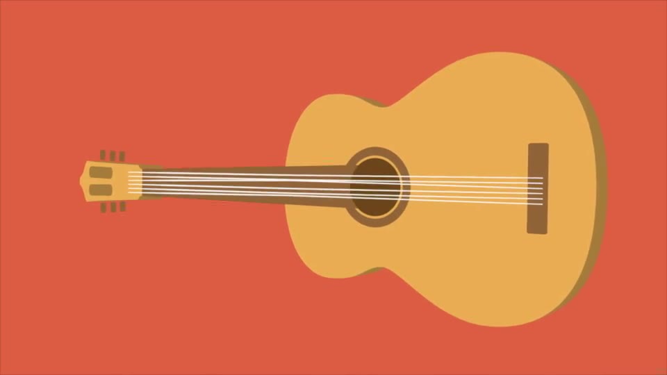 Simple Guitar Logo - Download Videohive 6914146