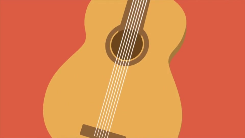 Simple Guitar Logo - Download Videohive 6914146