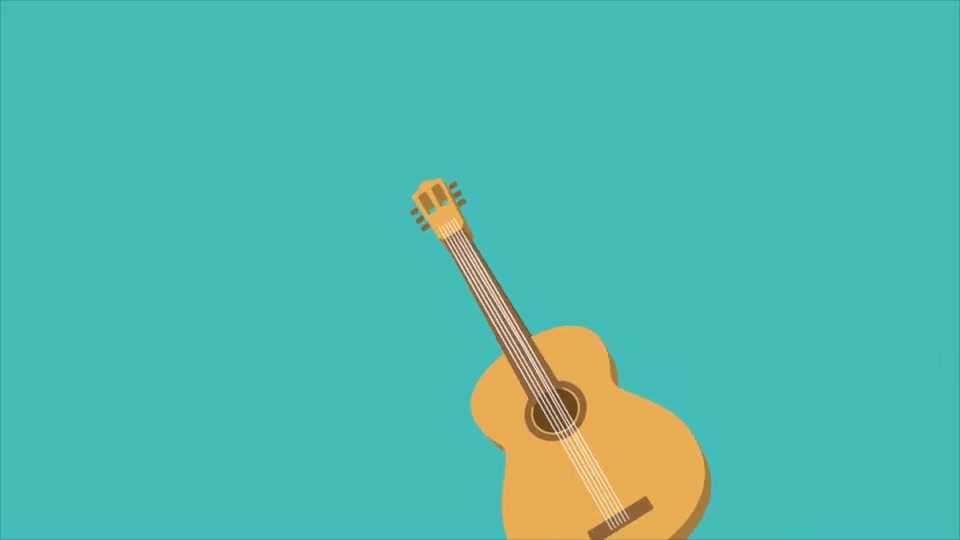 Simple Guitar Logo - Download Videohive 6914146