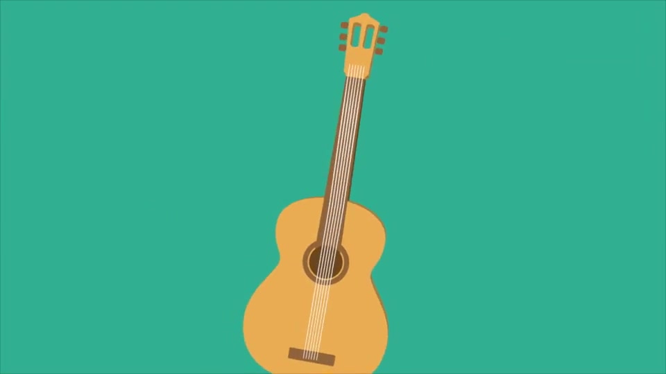 Simple Guitar Logo - Download Videohive 6914146