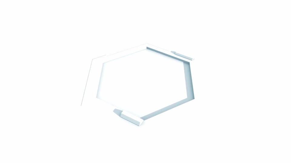 Simple Hexagon Logo Videohive 32580365 DaVinci Resolve Image 1