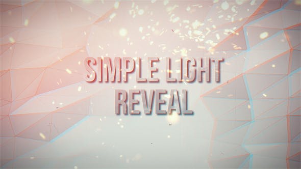Simple Light Text Reveal - Download Videohive 30267544