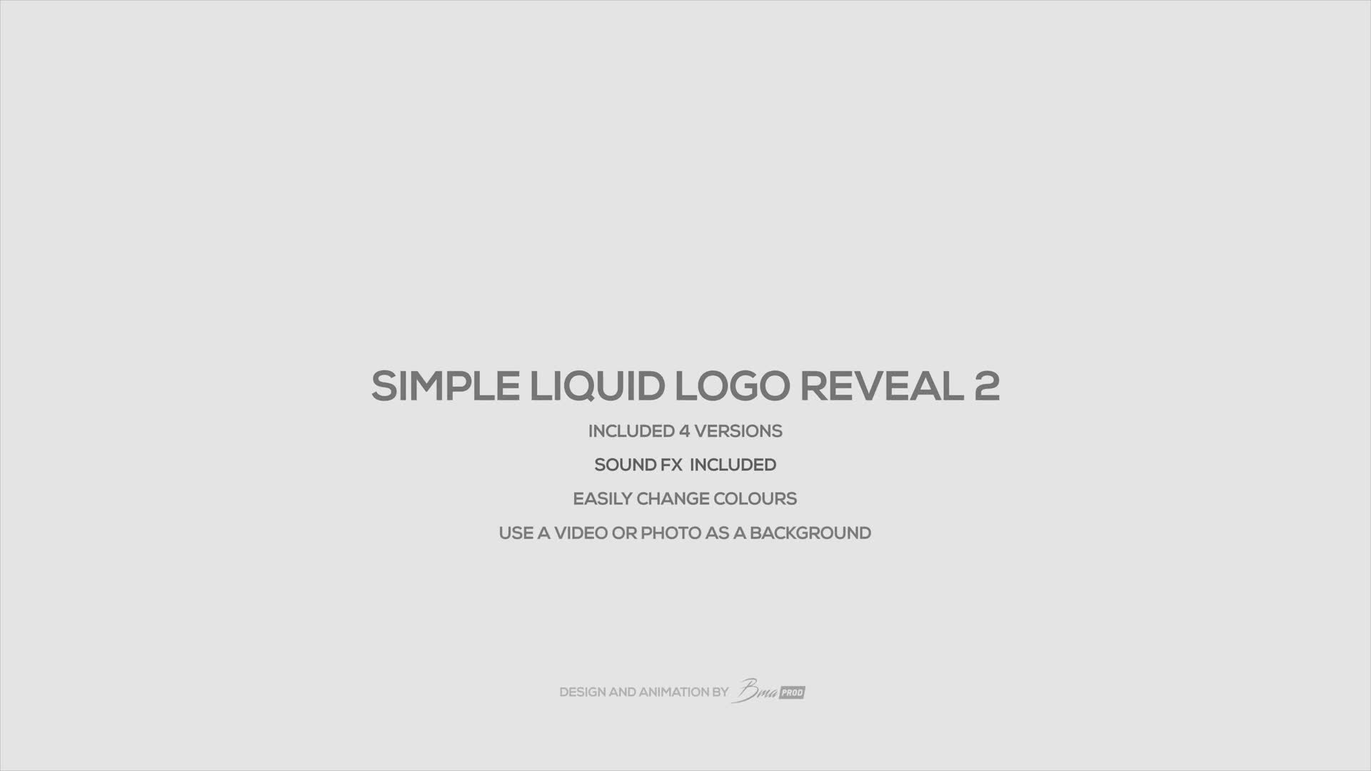 Simple Liquid Logo Reveal 2 For Premiere Pro Videohive 38766967 Premiere Pro Image 1