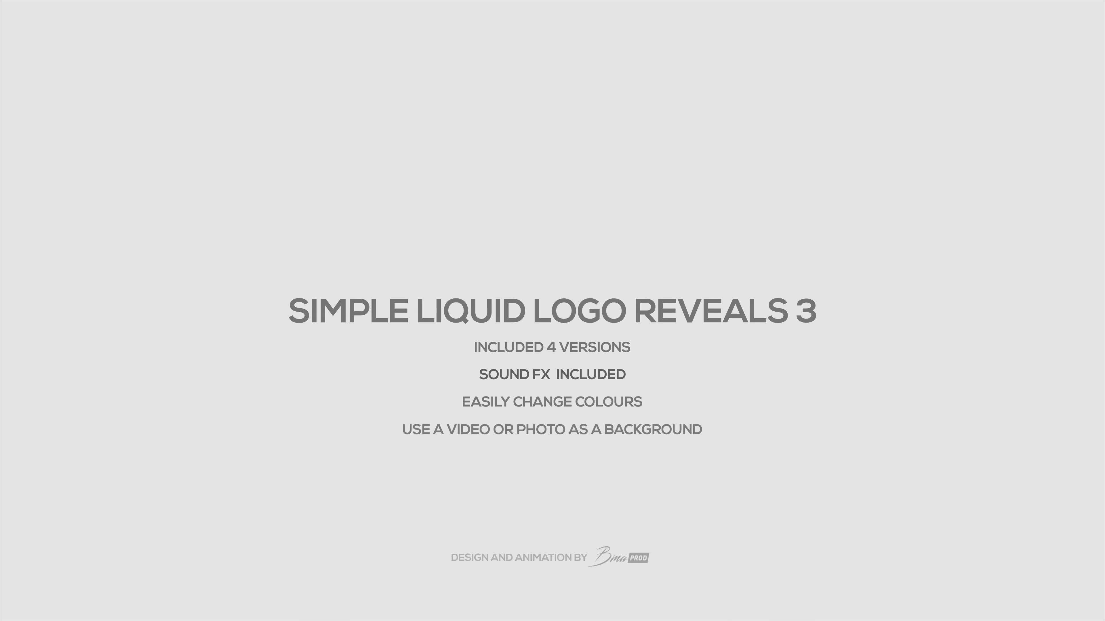 Simple Liquid Logo Reveals 3 Videohive 37269676 After Effects Image 1