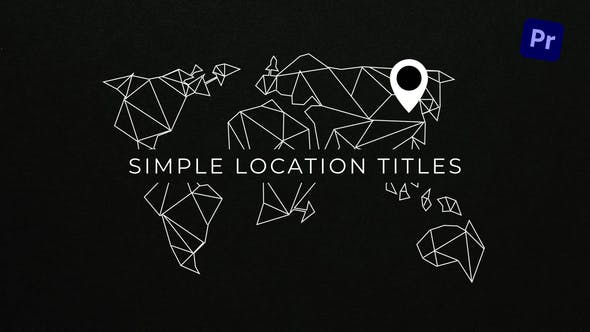 Simple Location Titles - Download Videohive 37895824
