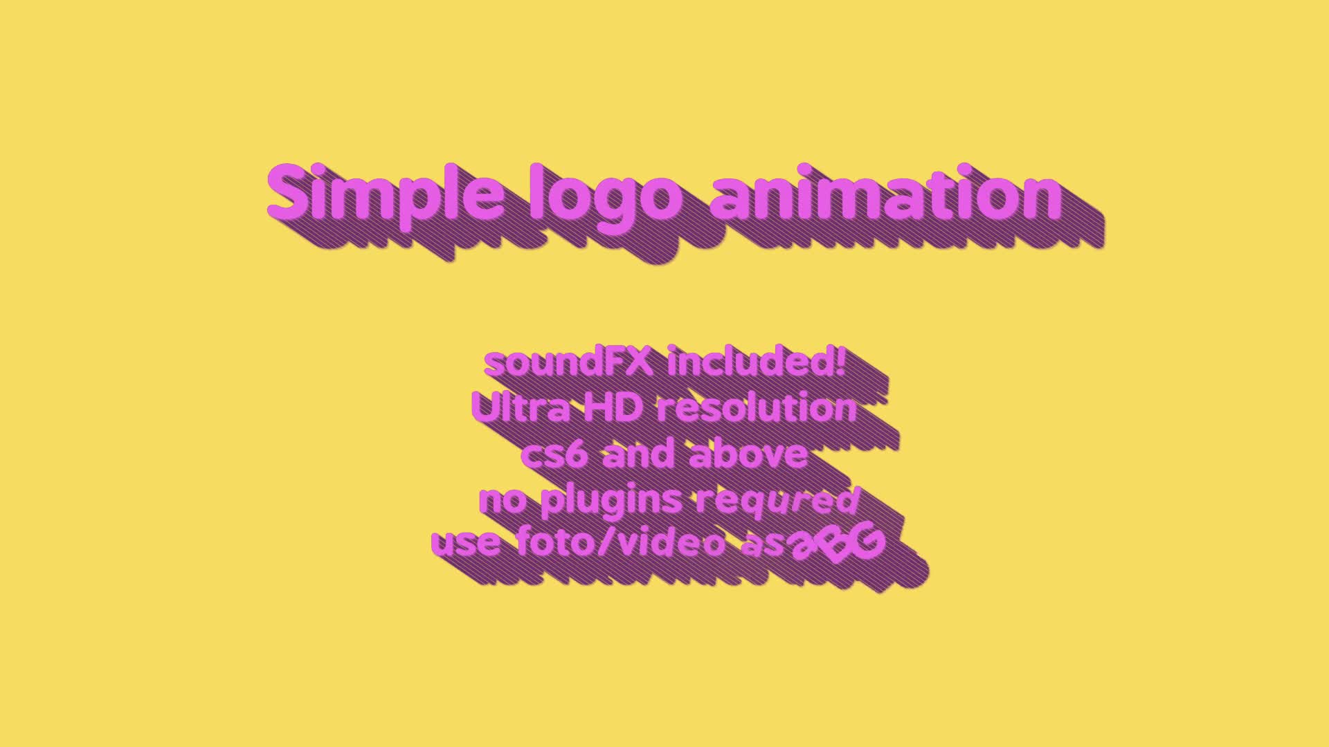 Simple logo animation Videohive 21399480 After Effects Image 1