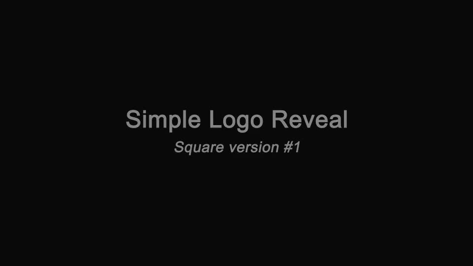 Simple Logo Reveal Videohive 12482492 After Effects Image 2