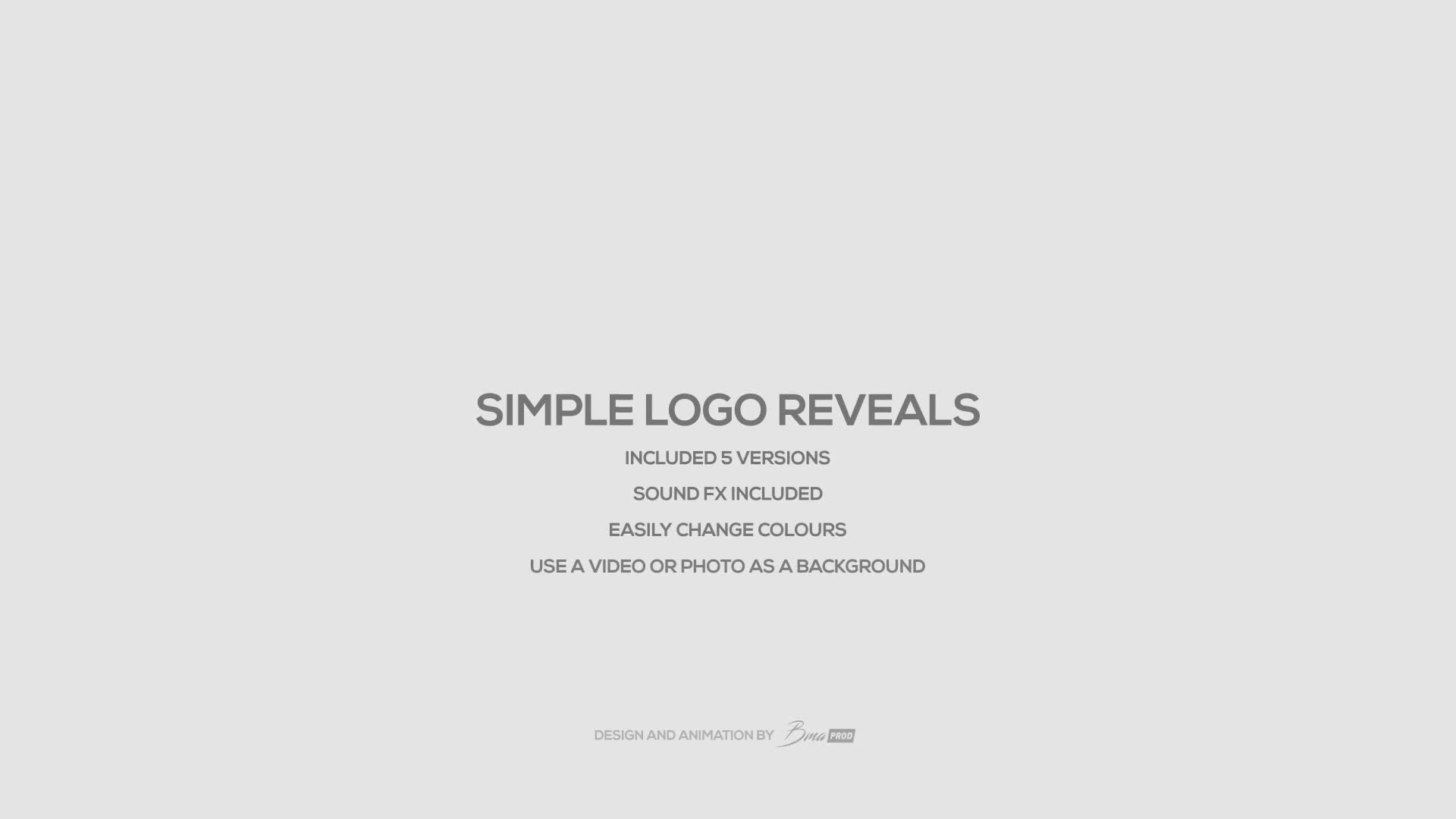 Simple Logo Reveals Videohive 21296197 After Effects Image 1