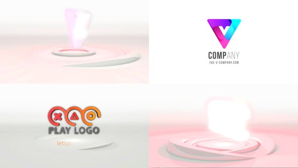 Simple Logo With 3D Wave - Download Videohive 28211161