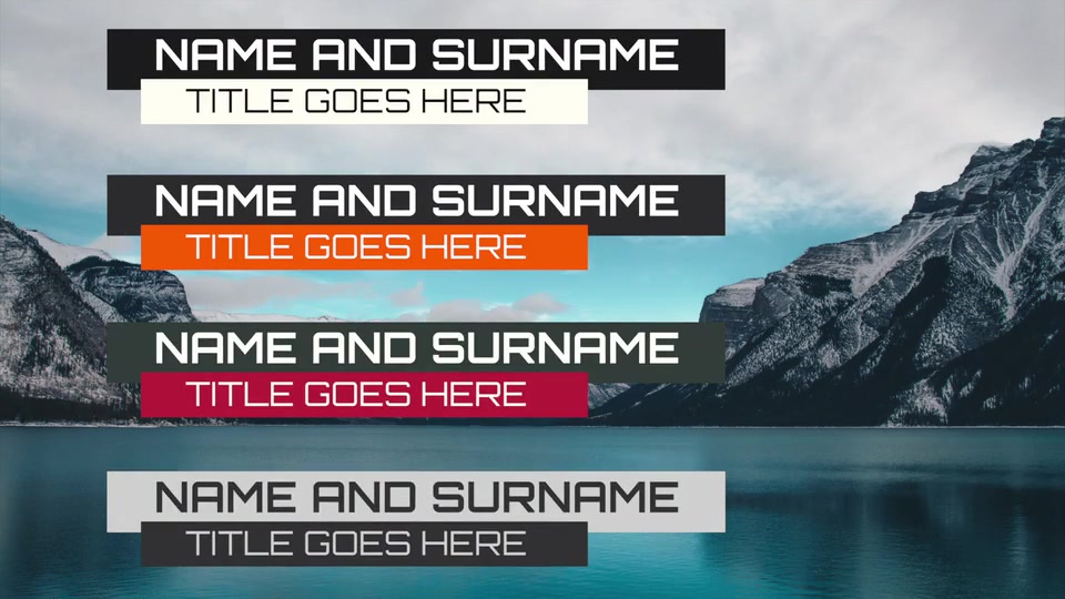 Simple Lower Third 3.0 - Download Videohive 9472720