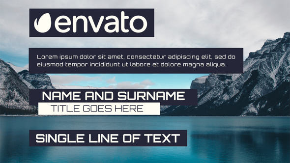 Simple Lower Third 3.0 - Download Videohive 9472720